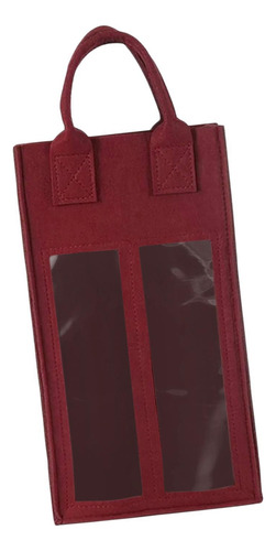 2 Botellas Bolsa De Regalo De Vino Tote Bolsa De Vino Rojo
