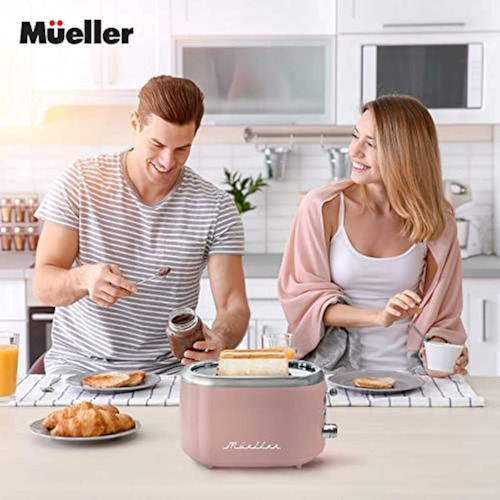Mueller Retro Toaster 2 Slice With 7 Browning