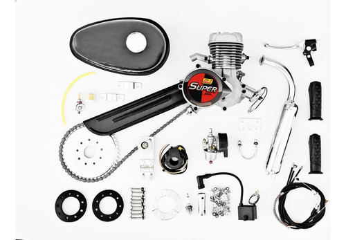 Kit Motor Bicicleta Motorizada 100 Cc Carburador Nt 100cc