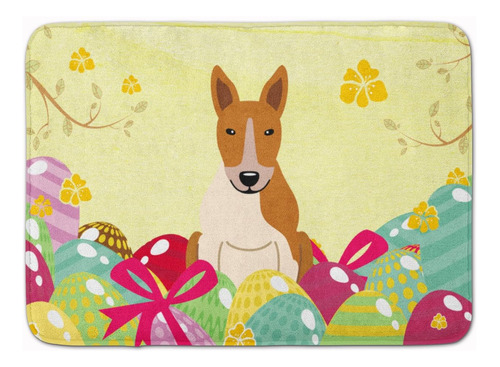 Carolines Treasures Bb6135rug Huevos De Pascua Bull Terrier 