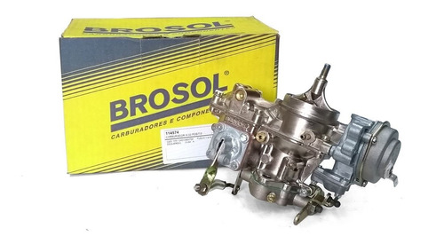 Carburador Fusca 1600 Alcool Brosol H32 Esquerdo 04012902754