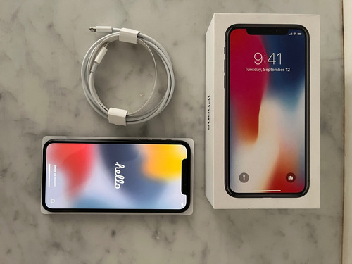 iPhone X 64 Gb Gris Espacial Impecable (Usado)