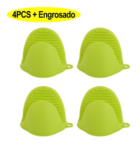 Guante Grado Alimenticio De Silicon Seguridad Horne 4 Pzas Y