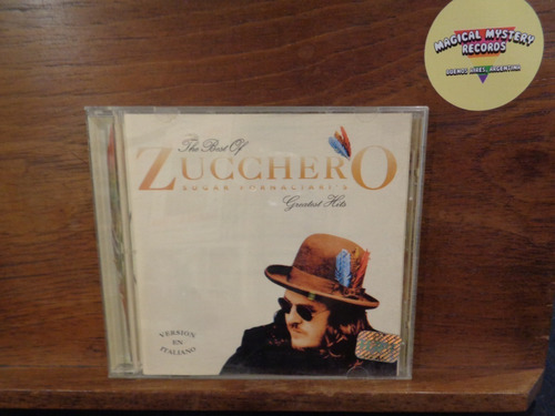 Zucchero The Best Version En Italiano Cd Rock