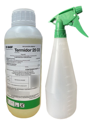 Termidor 25 Ce 1lt Insecticida Termitas C/ Atomizador Gratis