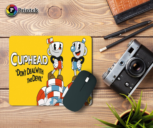 Mouse Pad Cuphead - Varios Modelos - Printek