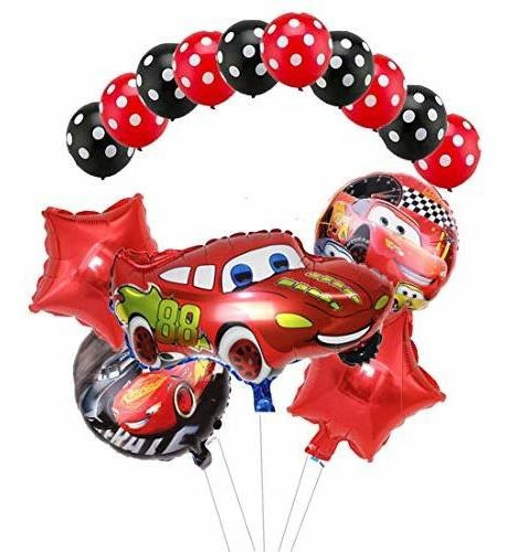 Suministros Para Fiestas Cars Lightning Mcqueen Globos De Cu