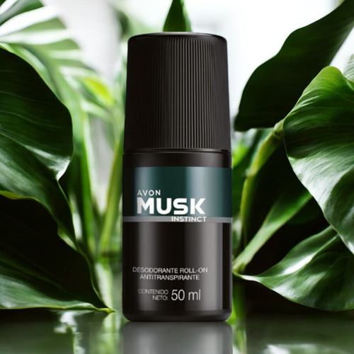 Set Musk+ Instinct Fragancia Y Desodorante Para Hombre Avon