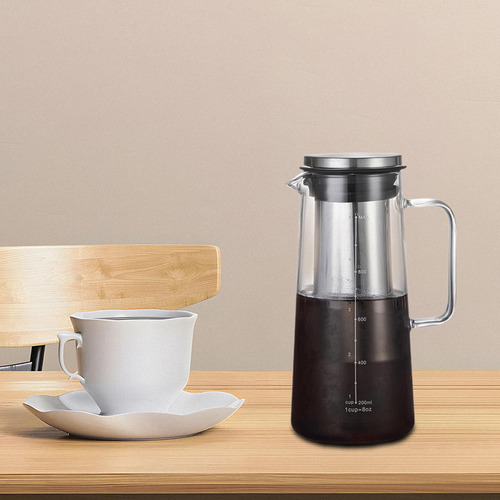 D Cafetera De Infusión En Frío, Jarra De Vidrio De 1000 Ml