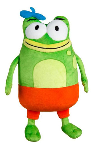 ¡vamos Luna! Muñeco De Peluche Andy Hopper The Green Frog Pb