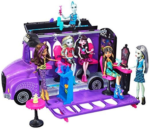 Mattel - Monster High - Fcv63 - Deluxe Autobús Y Mobile Salo
