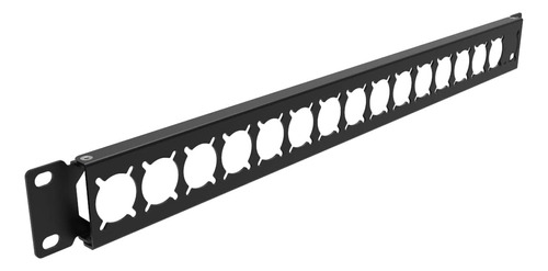 Panel De Rack Abatible De 1u 16d 16 Perforaciones D-ser...