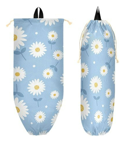 Dispensador Bolsas Plástico Decorativo Daisy Flower