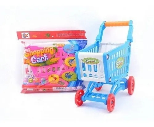 Carrito De Compras Supermercado P/ Armar Juguete 27x30x15 Cm