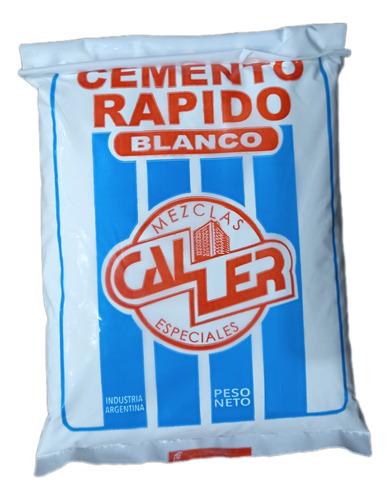 Cemento Rápido Blanco X 1 Kilo Caller Secado Inmediato