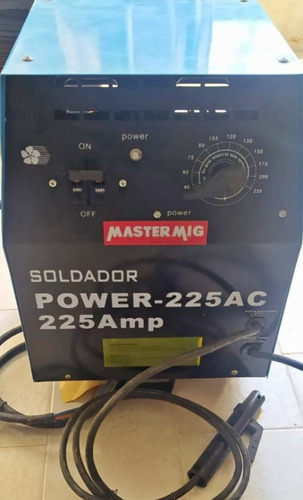 Máquina De Soldar Master Mig Power 225ac 225amp 