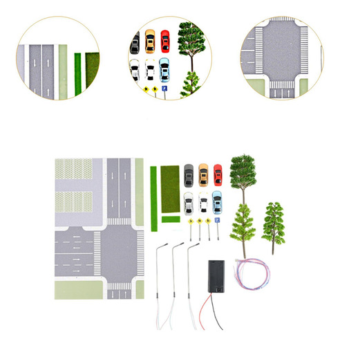 Kits De Escenografía A Escala Ho Para Estacionamiento, Con