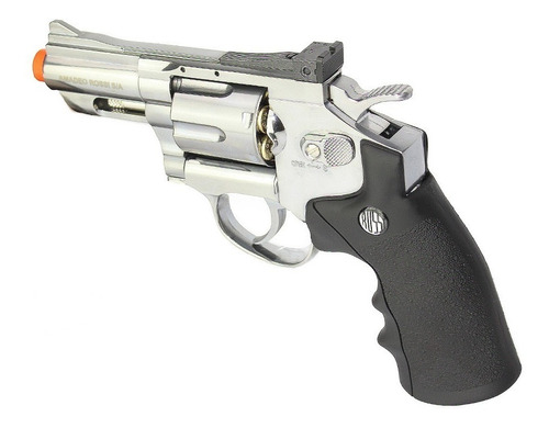 Revólver De Co2 Rossi 708s Wingun Cromado 4,5mm Full Metal