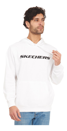 Sudadera Skechers Hombre Mhd12wht