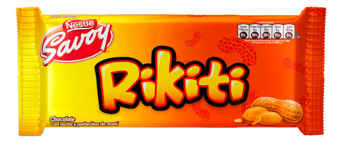 Chocolate Con Leche Y Pedacitos De Maní Rikiti Savoy 130gr