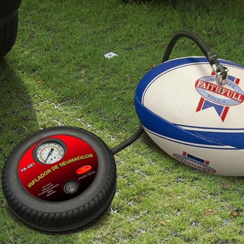Imagen 6 de 9 de Compresor Portatil 12v Aire Rueda Autos Moto 4x4 Cuatriciclo