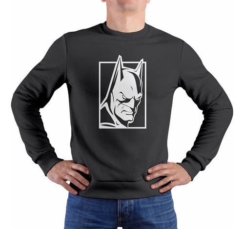 Polera Batman Face White (d1415 Boleto.store)