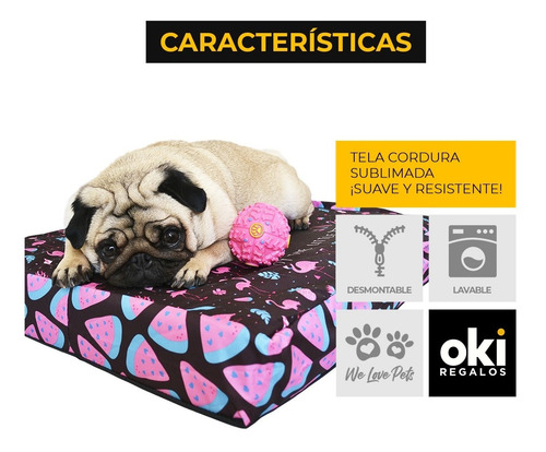 Imagen 5 de 8 de Cucha Perro Cama Para Perros 50x80 Espuma Summer