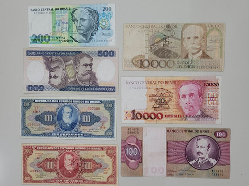 Lote De Cedulas Baratas E Com Defeitos (Usado)