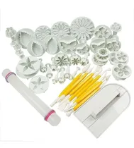 Comprar Juego Herramientas Cortantes Fondant Alisador Estecas 46pzs 