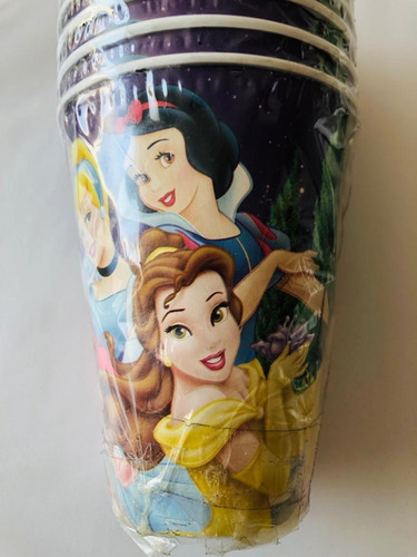 Vasos Desechables Princesas- Princesa-disney
