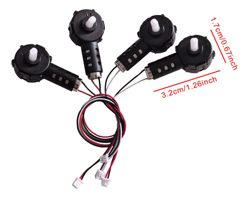 Componentes De Motor De Rc, Motor De Conjunto De 4 Piezas