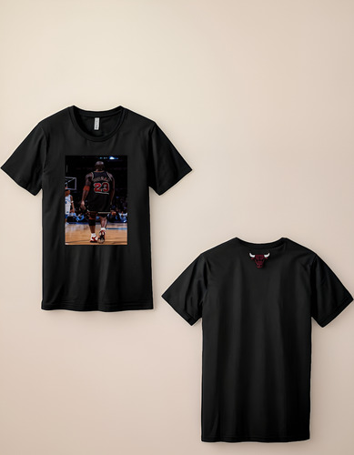Remera Michael Jordan Chicago Bulls Algodón Peinado Premium