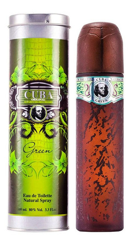 Perfume Cuba Green Caballero 100 Ml ¡¡100% Original!!