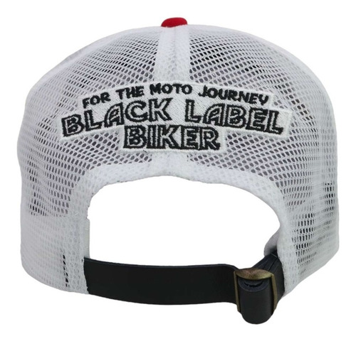 Gorra Black Label Biker Moto Journey Trucker Retro