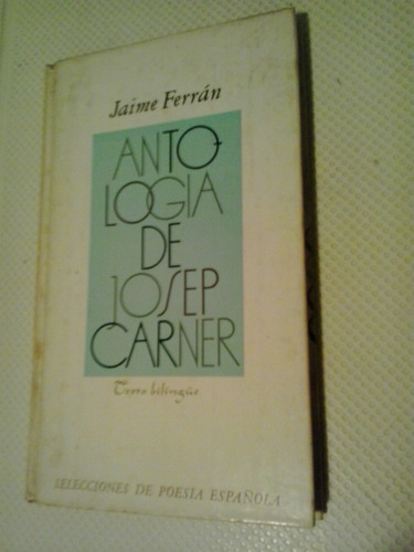 Jaime Ferran Antologia De Josep Carner_ Plaza & Janes