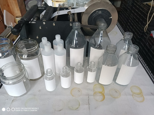 Etiquetadora Manual Botellas/frascos Tubular