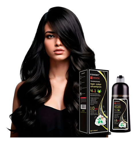 Kit De Shampoo Tinte Esencia De Hierbas Cubre Canas 4in1