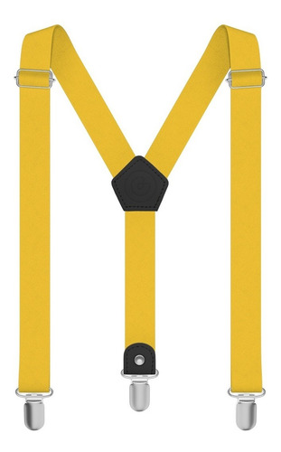 Tirantes Para Hombre Ajustables - Colores - Grin Accs Color Amarillo