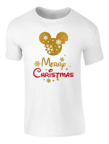 Playeras Para Familia Navideña Mickey Y Minnie Christmas 5pz