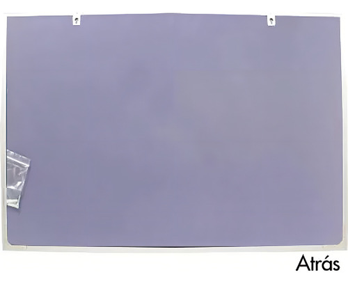 Lousa Quadro Branco Grande 65x45 Moldura Alumínio Planejar