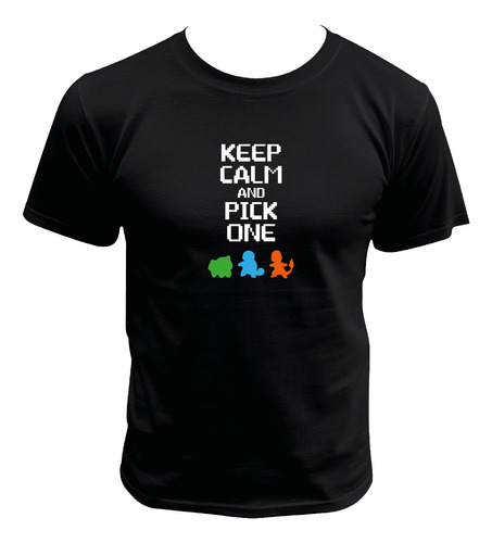 Camiseta Pokémon Go Keep Calm And Pick One