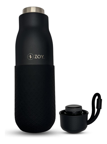 Botella De Agua Con Funda De Silicona Y Tapa A Prueba De Fug