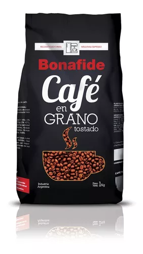 Cafe En Grano Tostado Bonafide 1kg