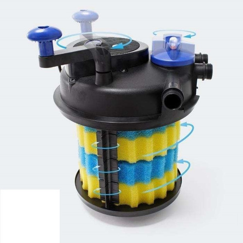 Imagem 3 de 3 de Filtro Pressurizado Lago Jpf-50 Uv-c 13w 120v (até 2mil L)