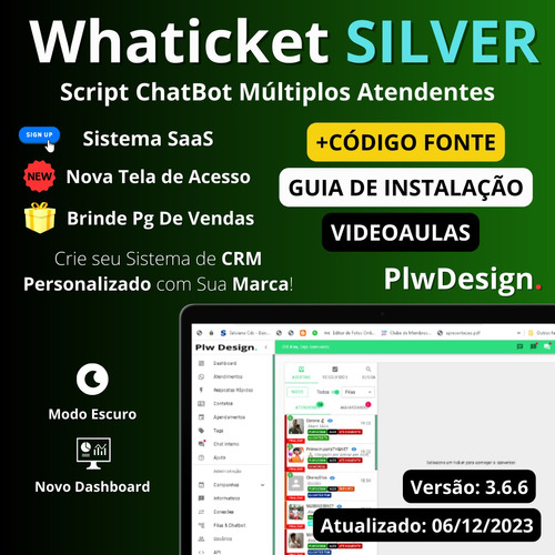 Whaticket Sistema De Atendimento Saas + Kanban + Instalação