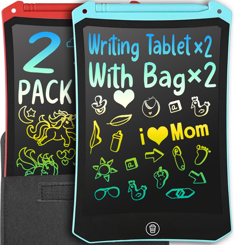 Pack De 2 Tabletas De Dibujo Lcd Para Ninos, Con Pantalla A 