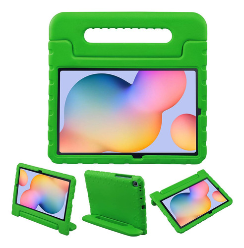 Funda Newstyle Para Niños Samsung Galaxy Tab S6 Lite Verde