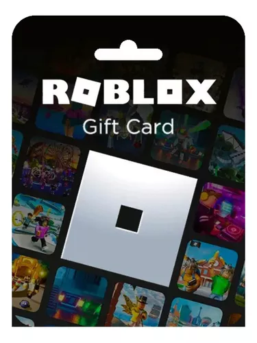 Cartão Presente Roblox 25 Reais  Robux e Experiências Incríveis - Xbr