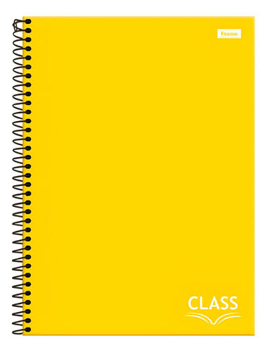 Caderno Escolar Class Universitario Class 1 Materia Cores