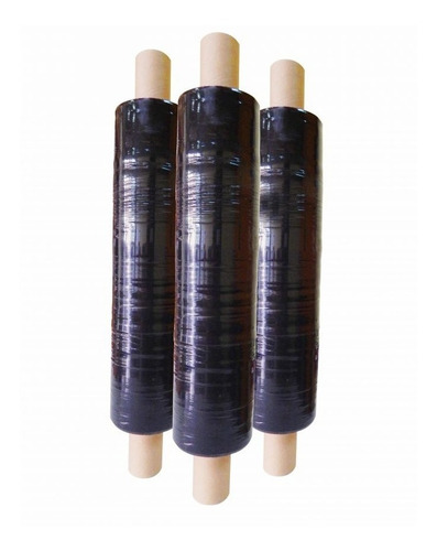 Imagen 1 de 1 de Film Stretch Manual Negro 50cm Con Mango X 2,5 Kgs